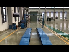 صورت واقعی با تراز چرخ 3D + بلند کردن قیچی + لغزش دو طرفه صفحه + آزمایش بار محور + حرکت ترمز