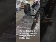 2 چرخ موتورسیکلت خط آزمون رولر ترمز تست کننده سرعت سنج چرخ تراز چرخ کلیمپ