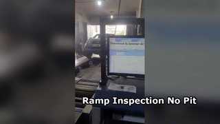 تجهیزات بازرسی خودرو 4 در 1 مشتری کنگو در رمپ بدون چاله