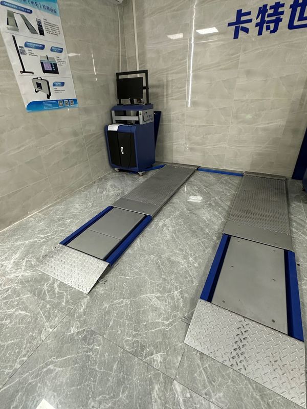 تجهیزات بازرسی خودرو خط تست خودرو تست نیروی ترمز 4CTPB-3-4 تستر ترمز صفحه فوق العاده تخت