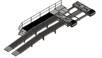CTDCG-15 اتومبیل سه محور شش رولر ماشین شاسی دینامومتر اسب قدرت دینامومتر