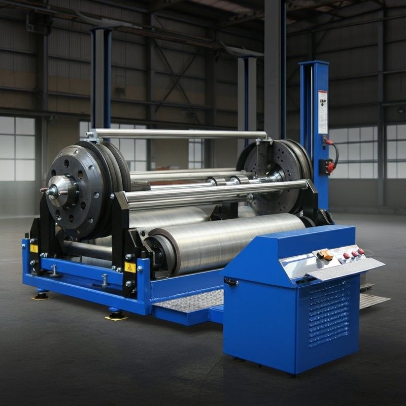 تست ترمز غلتکی کامیون قابل حمل و متحرک برای وسایل نقلیه 4WD ظرفیت 10 تن تجهیزات بازرسی خط تست خودرو