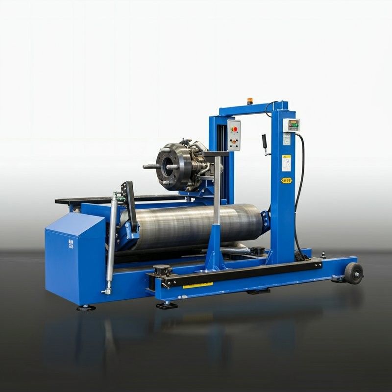 تست ترمز غلتکی کامیون قابل حمل و متحرک برای وسایل نقلیه 4WD ظرفیت 10 تن تجهیزات بازرسی خط تست خودرو