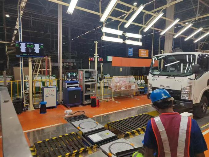 CTZJ - 10 تست کننده زاویه هدایت خودرو تجهیزات بازرسی خودرو برای کامیون ها و اتومبیل ها با سیستم کنترل صنعتی