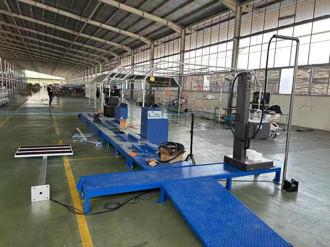 CTMT-300 موتورسیکلت (EV) تست کننده برای دو چرخ موتورسیکلت خط آزمایش عملکرد ایمنی