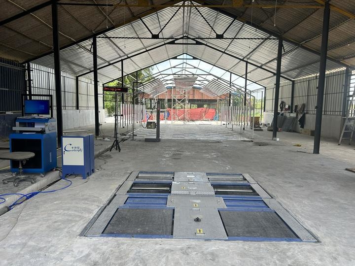 5 in1 رولر ترمز تست کننده تست کننده تعلیق محور بار دو صفحه ی دو طرفه اسلیپ سرعت سنج چراغ جلو تست کننده