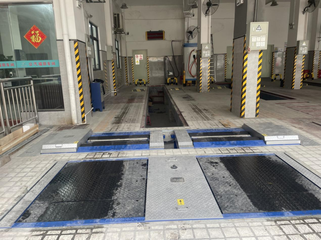 تجهیزات بازرسی وسیله نقلیه CTFZ-15JZ تست کننده ترمز رولر نیروی مخالف نوع تست کننده ترمز خودرو با لیفت