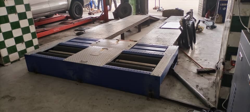 CTGT-3-4B 4-in-1 ماشین تست خط رولر ترمز با محور بار دو صفحه دو طرفه پلک ترمز کننده معلق تست