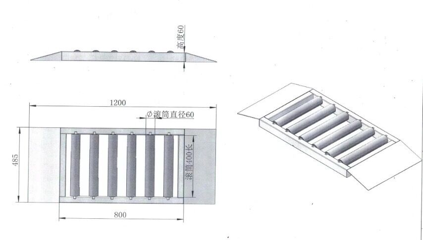تجهیزات بازرسی وسایل نقلیه قابل حمل CTZH Free Roller برای وسایل نقلیه 4WD