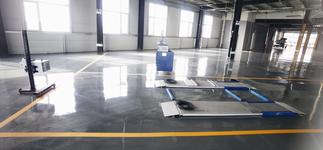 4T ظرفیت Ultra Flat Plate Brake Tester برای کامیون با 10000kg حداکثر وزن محور