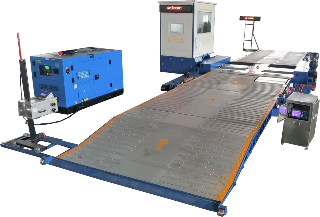 موقعیت کاری خط آزمایش ایمنی خودروهای متحرک 10000kg بار CTYJ-10 خط آزمایش متحرک