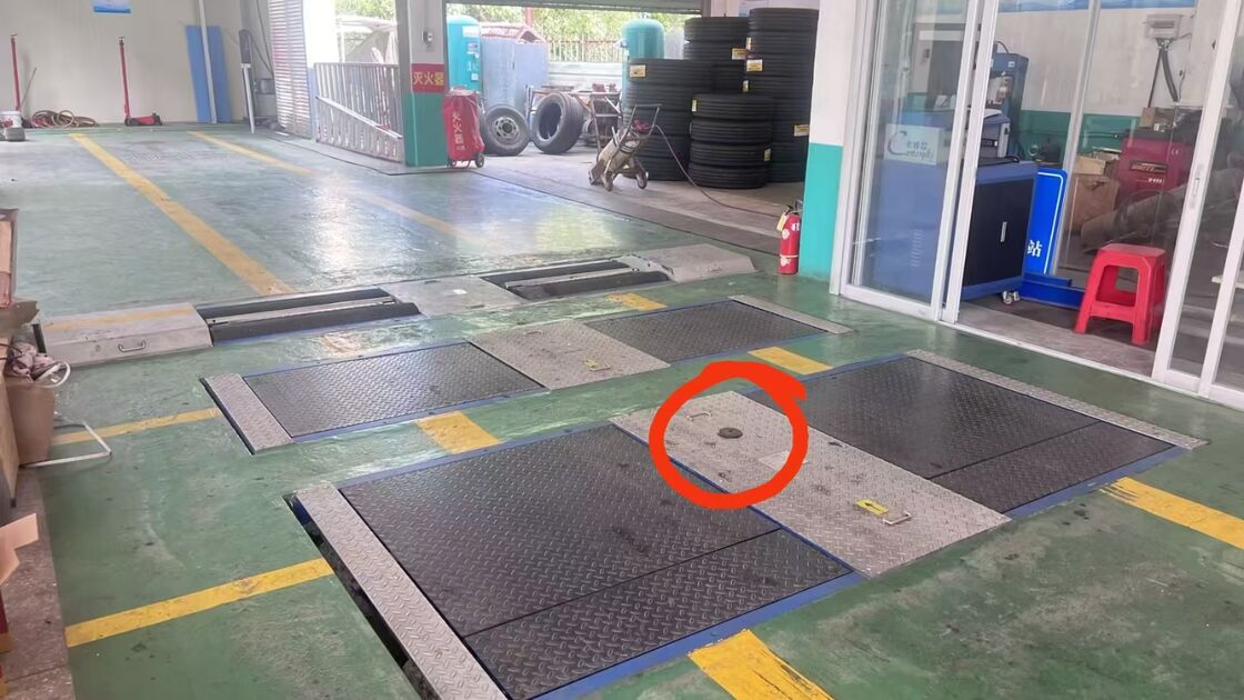 تستر لغزش جانبی خودرو Cartesy 10t Load CTCH-10 برای تجهیزات بازرسی خودرو برای کامیون ها و خودروها