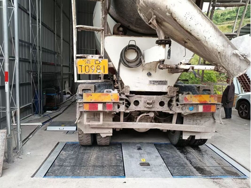 Cartesy truck test lane for repair shop Automobile Roller Brake Tester Forces With Axle Load dual plates side slip tester  10T 15T 18T capacity