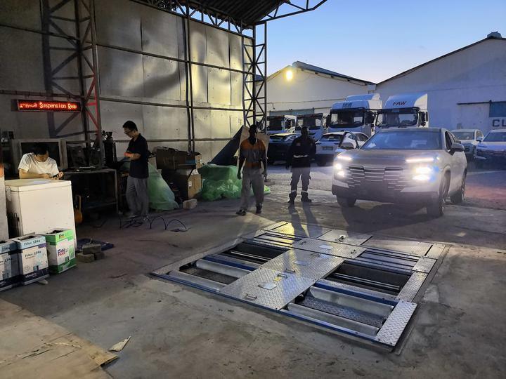 کارتیزی مارک کنیا مورد 5 در 1 رولر ترمز تست با 4000kg محور بار جانبی لغزش سرعت سنج تست کننده تعلیق