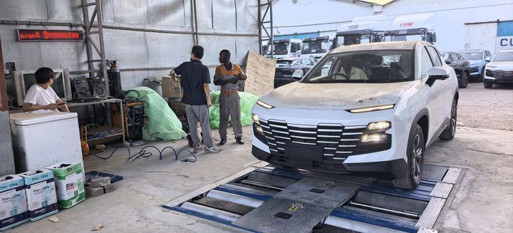 کارتیزی مارک کنیا مورد 5 در 1 رولر ترمز تست با 4000kg محور بار جانبی لغزش سرعت سنج تست کننده تعلیق