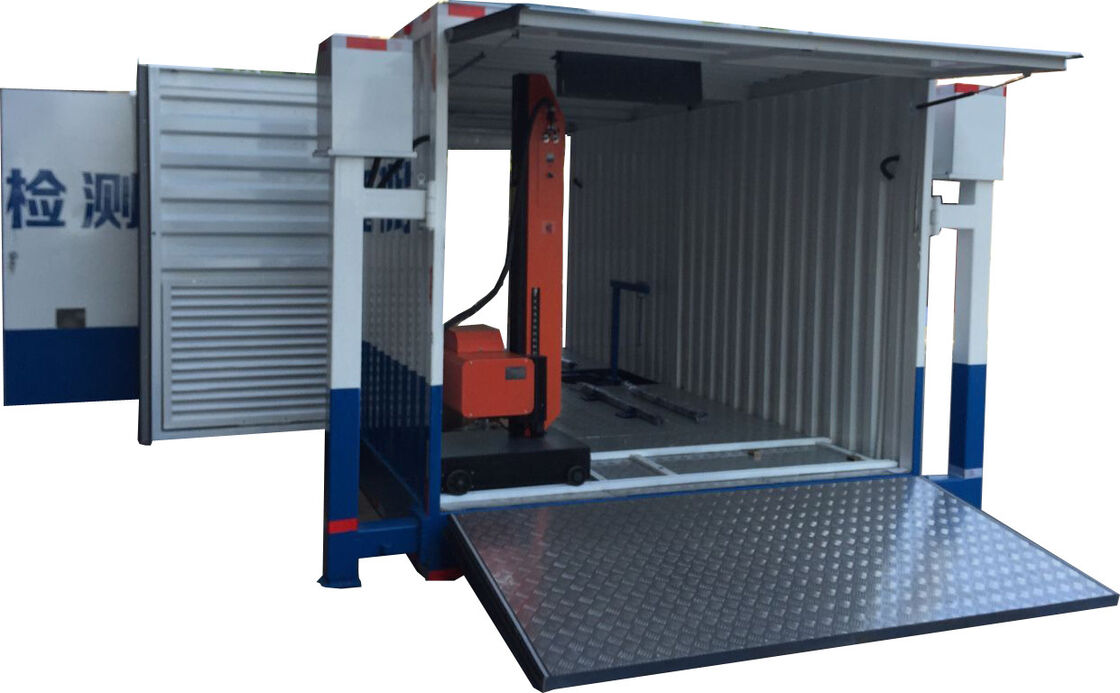 مرکز آزمون موتورسیکلت های کارتیسکیج خط آزمایش ایمنی 700kg بار CTMYJ-750B ایستگاه آزمایش موبایل