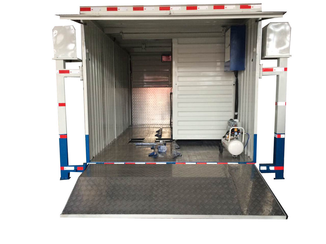 مرکز آزمون موتورسیکلت های کارتیسکیج خط آزمایش ایمنی 700kg بار CTMYJ-750B ایستگاه آزمایش موبایل