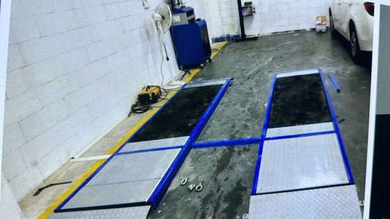 2CTPBH-10 Ultra Flat Plate Brake Tester خط آزمایش ماشین برای کامیون تست نیروی ترمز