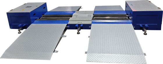 CTZD-2500M تست کننده ترمز رولری قابل حمل برای کامیون برای تجهیزات بازرسی خط آزمایش 3T